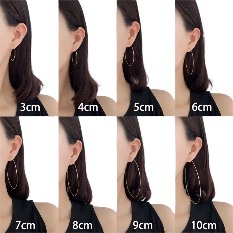 The Bunny Vixen Thin Hoop Earrings