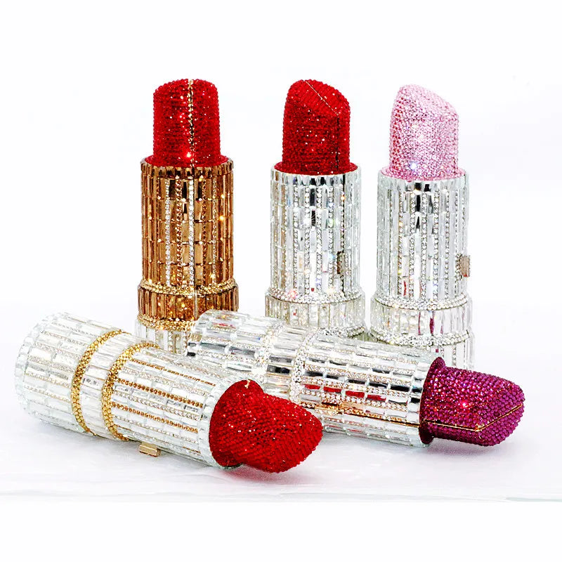 Crystal Lipstick Clutch