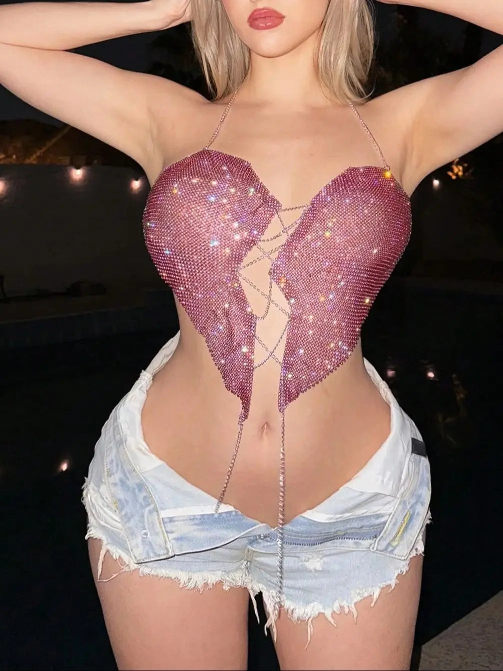 Heartbreaker Crystal Top