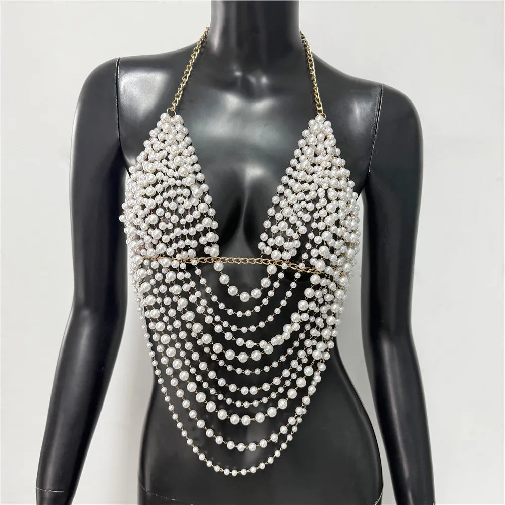 Pearled Out Halter
