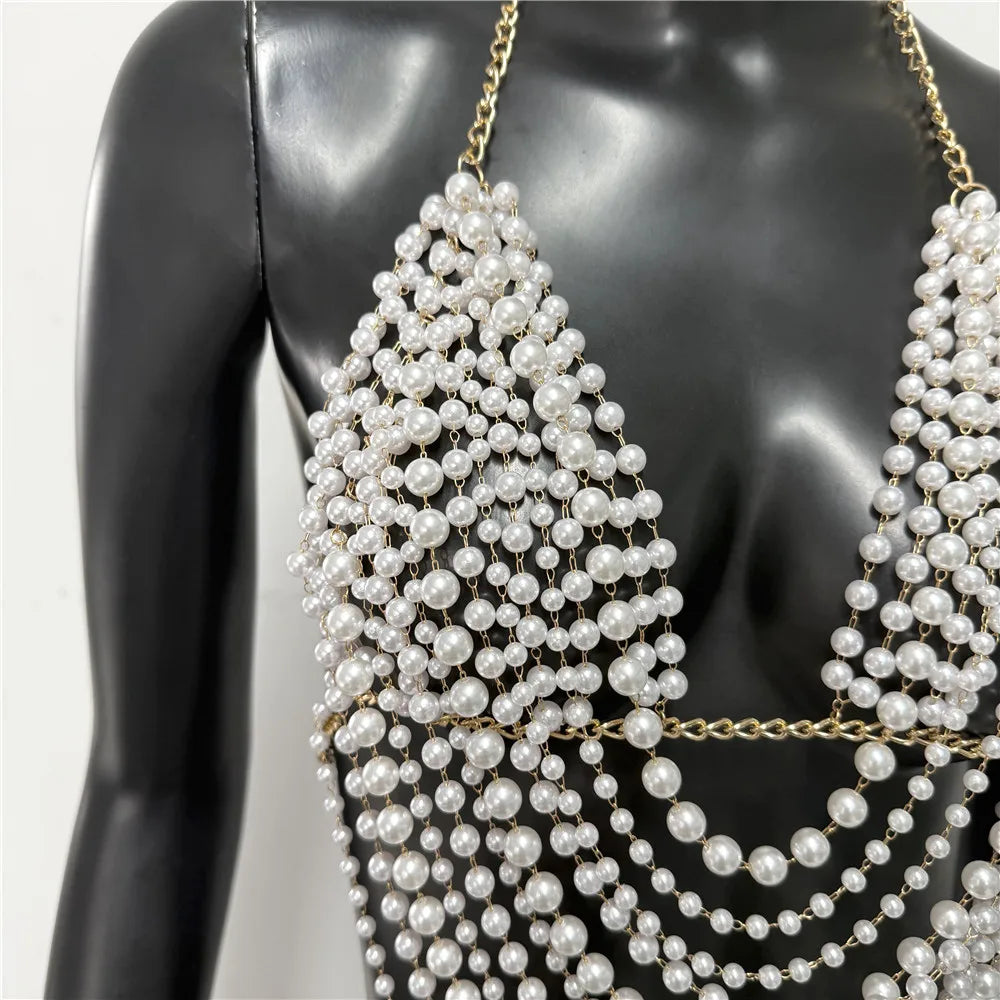 Pearled Out Halter