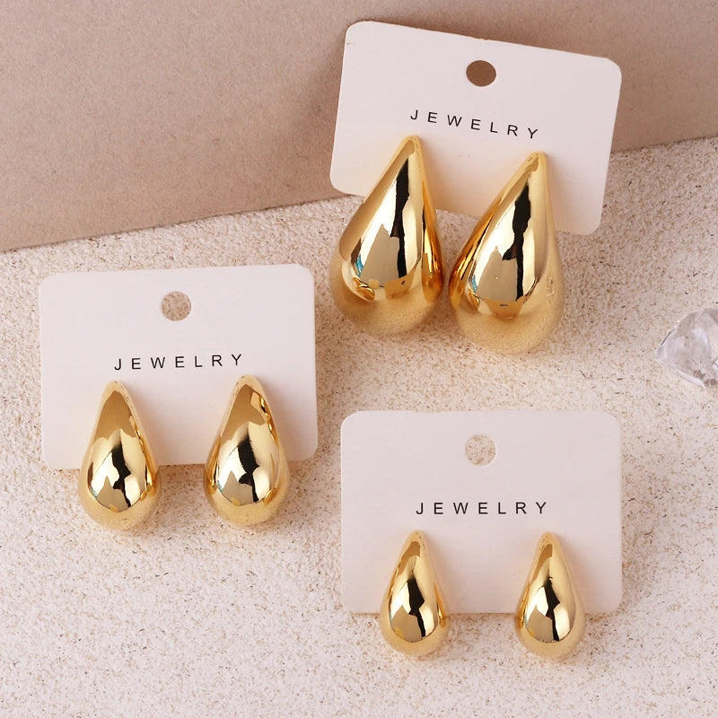 Dropped in Gold Earrings