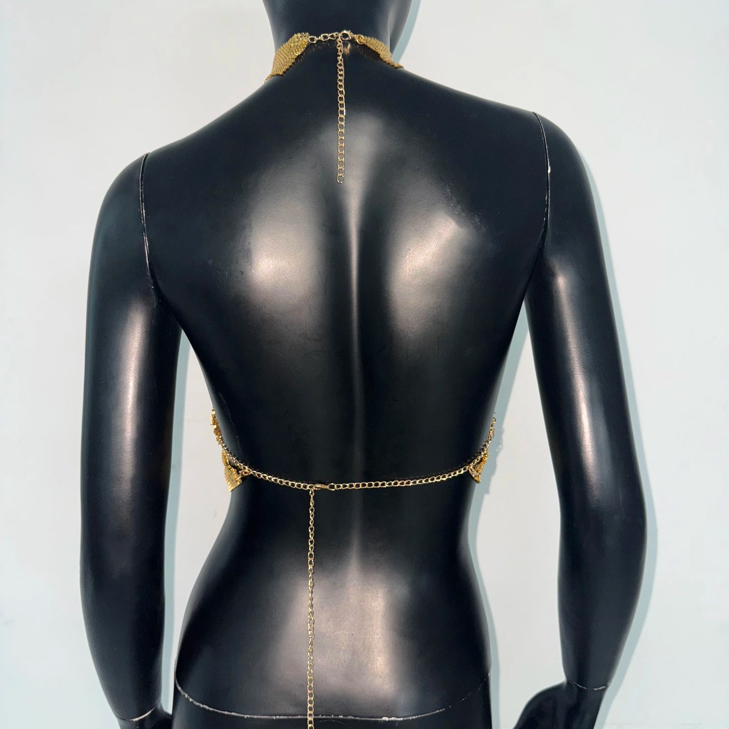 Stacy Chain Metal Halter Top