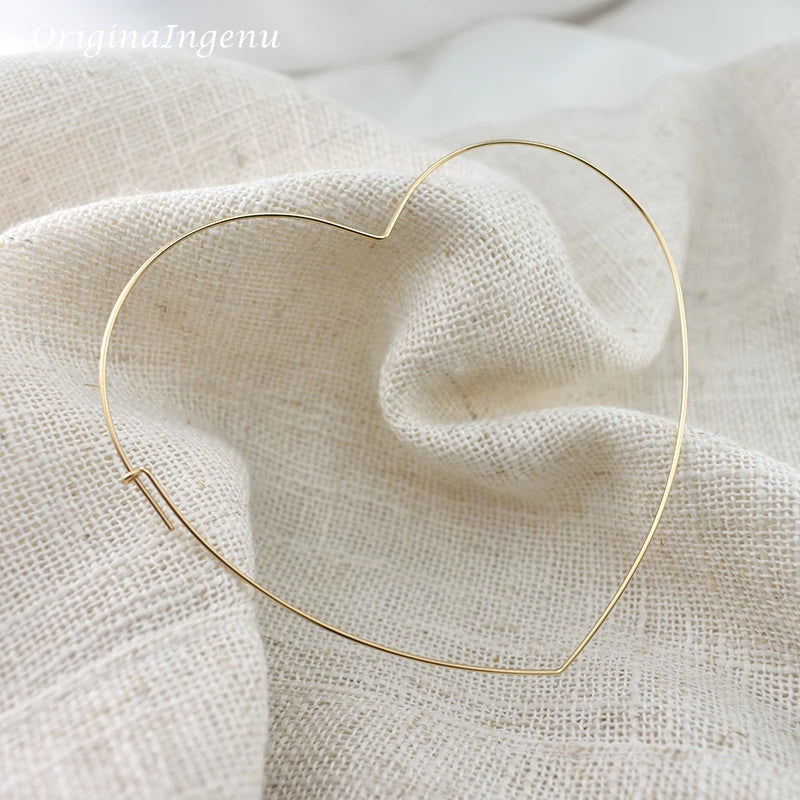 Boho Heart Earrings