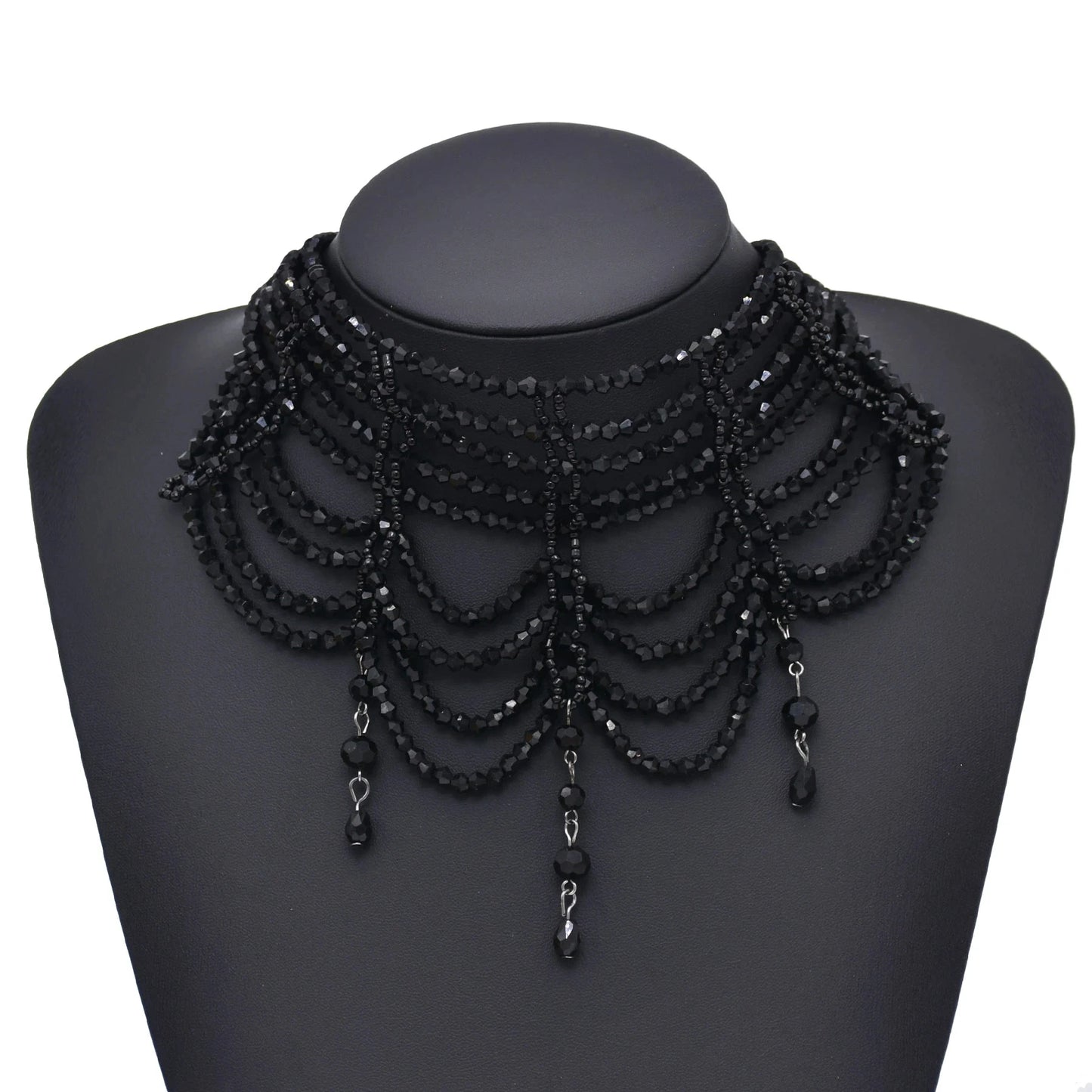 Layered Beaded Choker