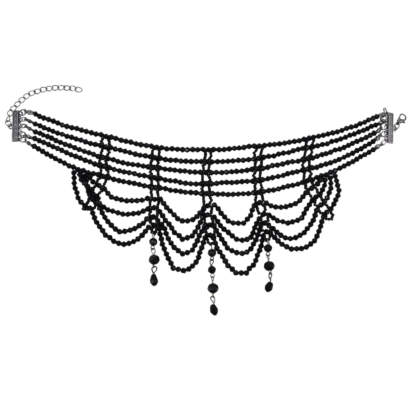 Layered Beaded Choker