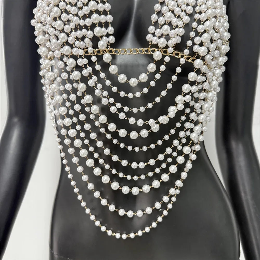 Pearled Out Halter