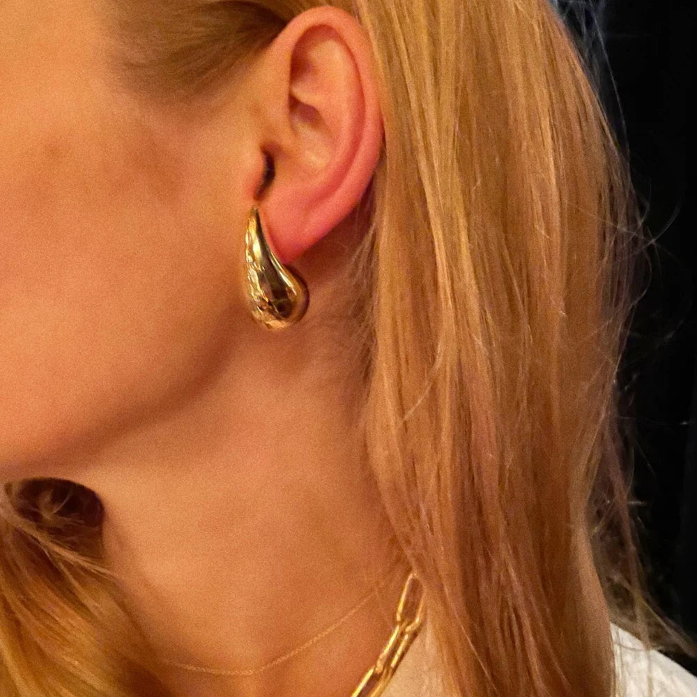 Dropped in Gold Earrings