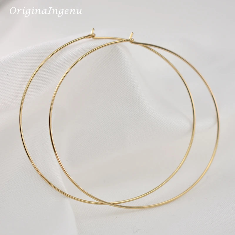 The Bunny Vixen Thin Hoop Earrings