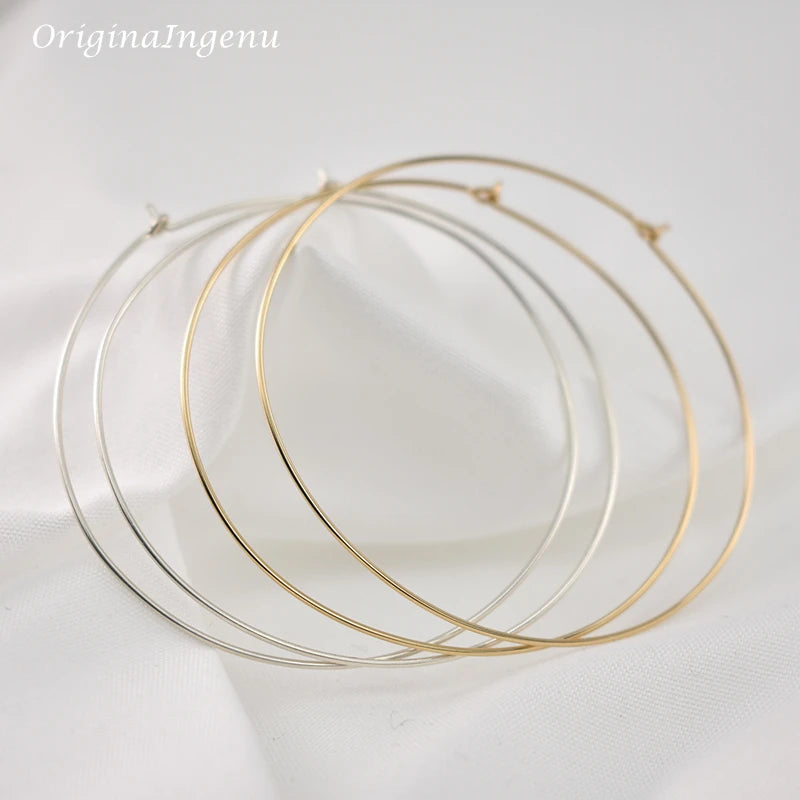 The Bunny Vixen Thin Hoop Earrings