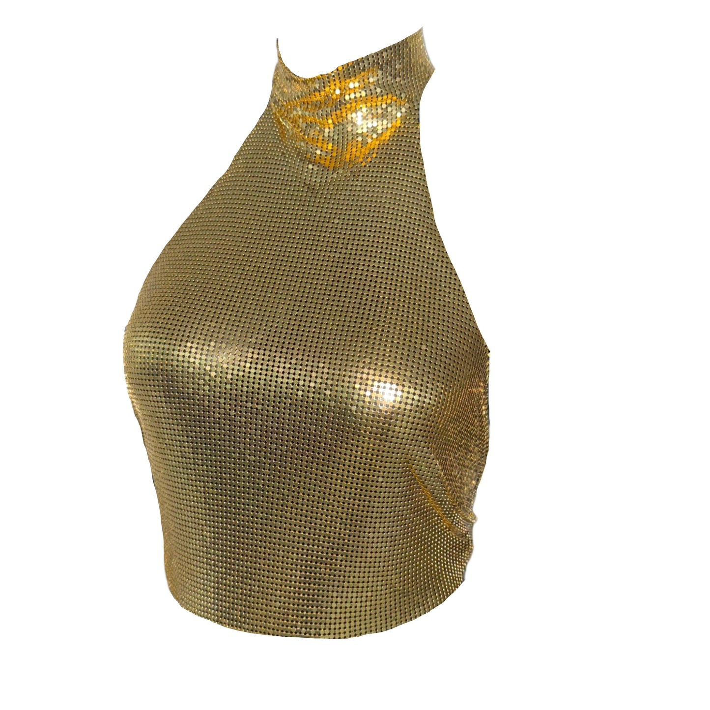 Stacy Chain Metal Halter Top