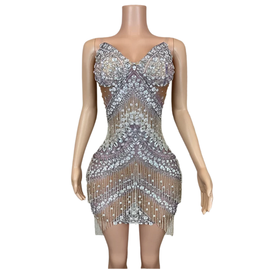 Blaire Crystal Mini Dress