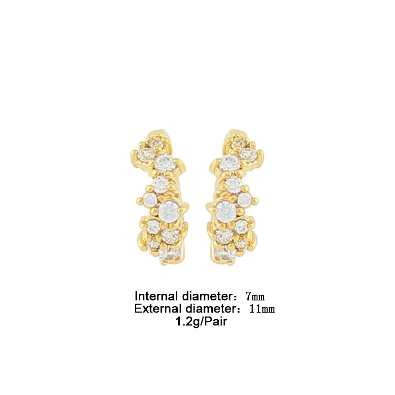 Charmed in Gold Earrings