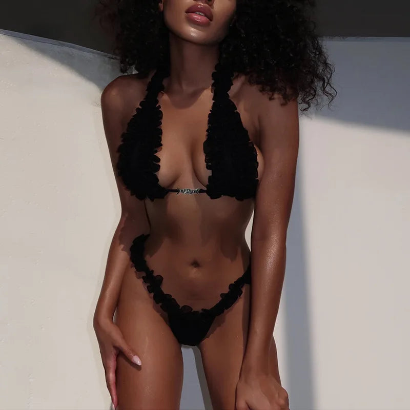 Ruffle Oasis Bikini Set