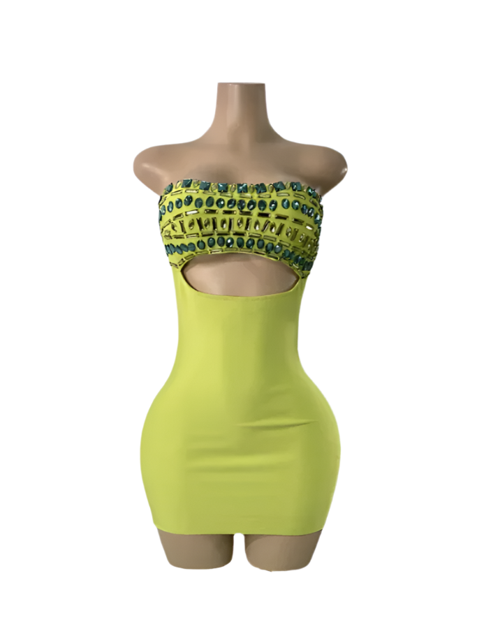 Ivy Crystal Cutout Dress