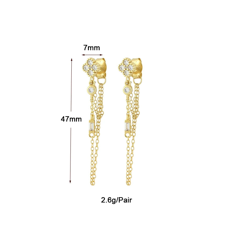 Charmed in Gold Earrings