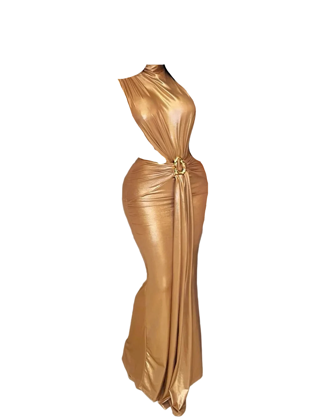 Chrome Muse Maxi Dress